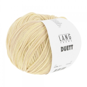 Lang Yarns Duett - Pelote de 50 gr - Coloris 0013 Jaune/Camel