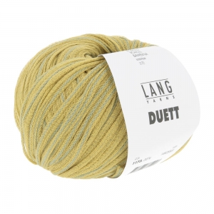 Lang Yarns Duett - Pelote de 50 gr - Coloris 0074 Atlantique/Citron