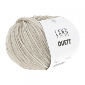 Lang Yarns Duett - Pelote de 50 gr - Coloris 0094 Écru/Marron Clair