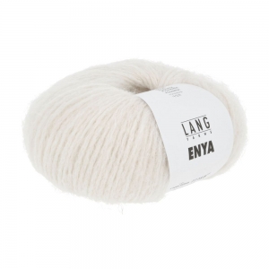 Lang Yarns Enya - Pelote de 50 gr - Coloris 0094 Écru