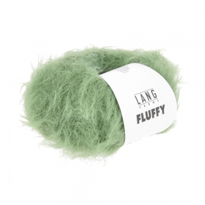 Lang Yarns Fluffy - Pelote de 50 gr - Coloris 0017 Vert