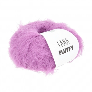 Lang Yarns Fluffy - Pelote de 50 gr - Coloris 0085 Cyclamen