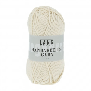 Lang Yarns Handarbeitsgarn 12/12 - Pelote de 50 gr - Coloris 0602 Brut