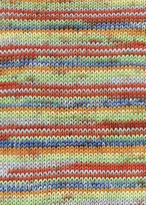 Lang Yarns Handarbeitsgarn Color - Pelote de 50 gr - Coloris 0054 Multicolor Imprimé