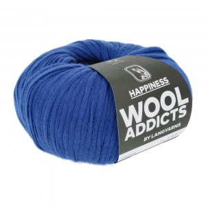 WoolAddicts by Lang Yarns Happiness - Pelote de 50 gr - Coloris 0006 Cobalt