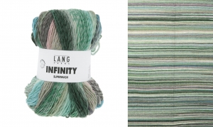 Lang Yarns Infinity - Pelote de 100 gr - Coloris 0005 Meadow Greens