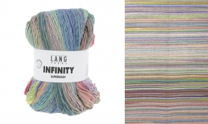 Lang Yarns Infinity - Pelote de 100 gr - Coloris 0006 Soft Sunrise