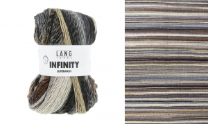 Lang Yarns Infinity - Pelote de 100 gr - Coloris 0007 Earth Tones