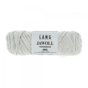 Lang Yarns Jawoll - Pelote de 50 gr - Coloris 0023 Gris Clair Mélangé