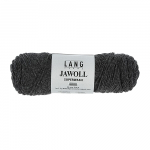 Lang Yarns Jawoll - Pelote de 50 gr - Coloris 0070 Anthracite Mélangé