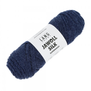 Lang Yarns Jawoll Silk - Pelote de 50 gr - Coloris 0125 Navy