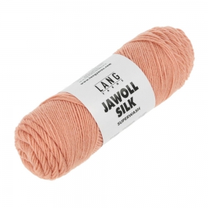 Lang Yarns Jawoll Silk - Pelote de 50 gr - Coloris 0129 Melon