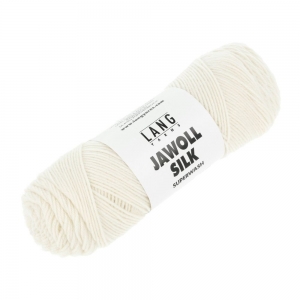 Lang Yarns Jawoll Silk - Pelote de 50 gr - Coloris 0194 Blanc Cassé