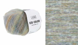 Lang Yarns Kid Color - Pelote de 25 gr - Coloris 0003 Lilas/Or