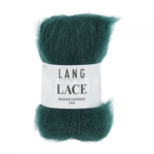 Lang Yarns Lace - Pelote de 25 gr - Coloris 0018 Vert Foncé