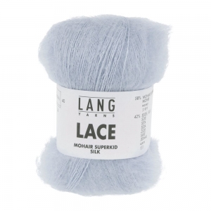 Lang Yarns Lace - Pelote de 25 gr - Coloris 0021 Ciel