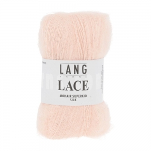 Lang Yarns Lace - Pelote de 25 gr - Coloris 0027 Abricot