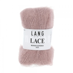 Lang Yarns Lace - Pelote de 25 gr - Coloris 0048 Vieux Rose