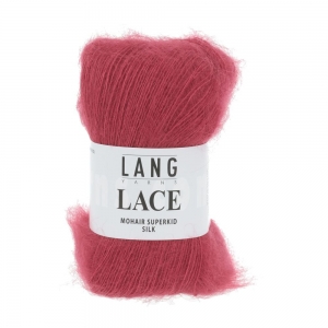 Lang Yarns Lace - Pelote de 25 gr - Coloris 0060 Rouge