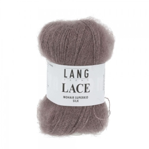 Lang Yarns Lace - Pelote de 25 gr - Coloris 0068 Marron