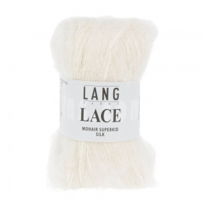 Lang Yarns Lace - Pelote de 25 gr - Coloris 0094 Écru
