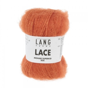 Lang Yarns Lace - Pelote de 25 gr - Coloris 0159 Citrouille