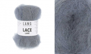 Lang Yarns Lace Lamé - Pelote de 25 gr - Coloris 0005 Ardoise