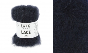 Lang Yarns Lace Lamé - Pelote de 25 gr - Coloris 0025 Navy