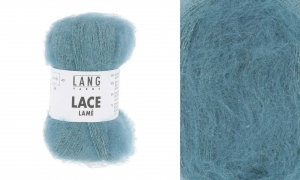 Lang Yarns Lace Lamé - Pelote de 25 gr - Coloris 0074 Atlantique