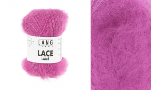 Lang Yarns Lace Lamé - Pelote de 25 gr - Coloris 0085 Pink