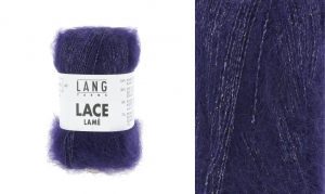 Lang Yarns Lace Lamé - Pelote de 25 gr - Coloris 0090 Violet Royal