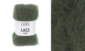 Lang Yarns Lace Lamé - Pelote de 25 gr - Coloris 0098 Olive
