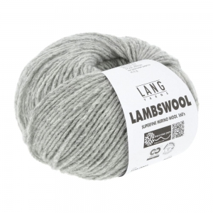 Lang Yarns Lambswool - Pelote de 50 gr - Coloris 0003 Gris Mélangé