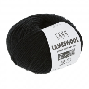 Lang Yarns Lambswool - Pelote de 50 gr - Coloris 0004 Noir