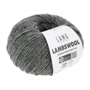 Lang Yarns Lambswool - Pelote de 50 gr - Coloris 0005 Anthracite Mélangé