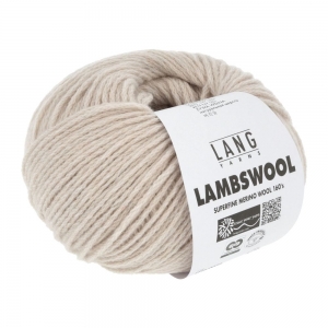 Lang Yarns Lambswool - Pelote de 50 gr - Coloris 0026 Beige Mélangé