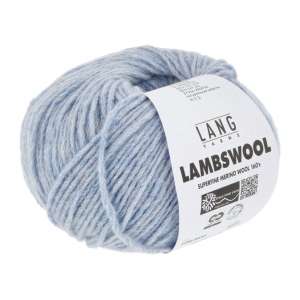 Lang Yarns Lambswool - Pelote de 50 gr - Coloris 0033 Jeans Clair Mélangé