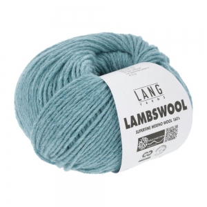 Lang Yarns Lambswool - Pelote de 50 gr - Coloris 0078 Turquoise Mélangé