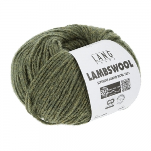 Lang Yarns Lambswool - Pelote de 50 gr - Coloris 0097 Olive Mélangé