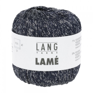 Lang Yarns Lamé 38 - Pelote de 25 gr - Coloris 0025 Navy