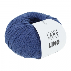 Lang Yarns Lino - Pelote de 50 gr - Coloris 0035 Bleu Marine