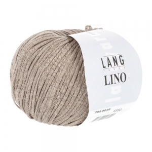 Lang Yarns Lino - Pelote de 50 gr - Coloris 0039 Marron Clair