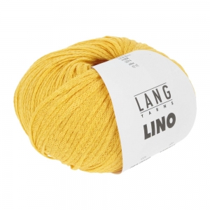 Lang Yarns Lino - Pelote de 50 gr - Coloris 0049 Jaune Or