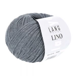 Lang Yarns Lino - Pelote de 50 gr - Coloris 0070 Gris