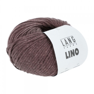 Lang Yarns Lino - Pelote de 50 gr - Coloris 0087 Clous De Girofle Marron