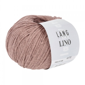 Lang Yarns Lino - Pelote de 50 gr - Coloris 0148 Vieuxrose