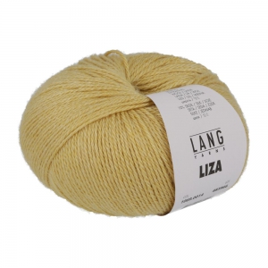 Lang Yarns Liza - Pelote de 50 gr - Coloris 0014 Jaune