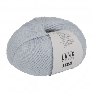 Lang Yarns Liza - Pelote de 50 gr - Coloris 0020 Bleu Clair