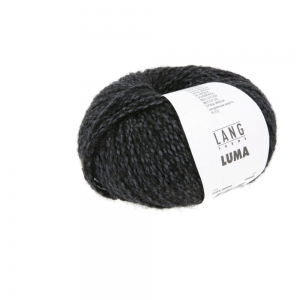 Lang Yarns Luma - Pelote de 50 gr - Coloris 0004 Noir