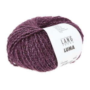 Lang Yarns Luma - Pelote de 50 gr - Coloris 0061 Rouge Foncé